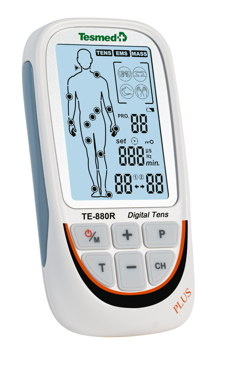 TESMED Fit 5.4 Électrostimulateur Musculaire - EMS, TENS, Massage, 22 programmes