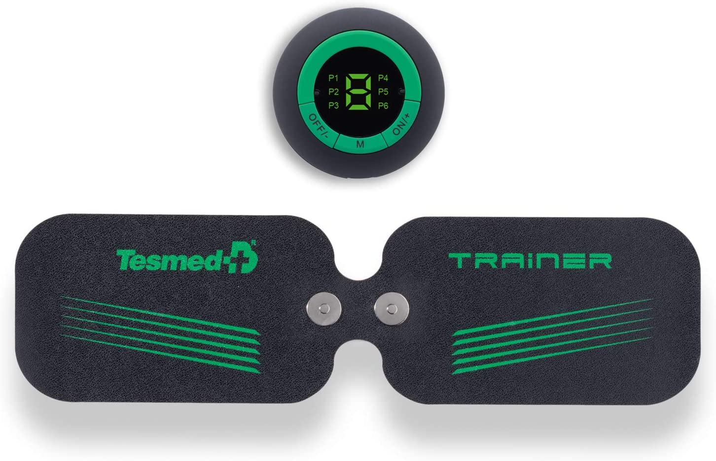 TESMED Trainer : 3 électrostimulateurs sans fil, rechargeable par câble USB.