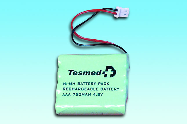 TESMED Batterie rechargeable pour MAX 5, MAX 7.8 Power et MAX 830 avec batterie ni-mh.